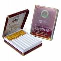 Cigarettes - A pack of cigarettes advertising smoking bans.