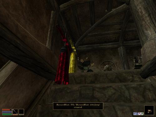 My elder scolls screenshots! - Look at these brilliant pictures of my charecters:geldoir and gelodir AND SOME OF MY NEWEST CHARACTER gul du cott. So do you know that uploading morrowind screenshots are the best way to make money on mylot? Well if you want to know go to morrowinds root dictionary find the sentance: Screenshot enable=0. Turn this into Screenshot enable=1. Now this will allow you to be able to make morrowind screenshots! But now we have a problem! MyLot dosn't accept bitmap! Oh no! So go and get a program like irfanview! An you can turn them all into jpegs!