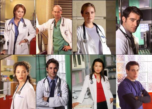 er - Some actors of the cast of ER.