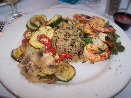 shrimp - I love seafood and love shrimp the most. I love 'em grilled, sauteed, with jalapeno, you name it!