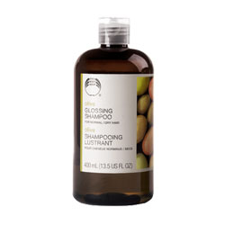 Olive Glossing Shampoo - For Normal to Dry hair. A gently cleansing, gloss-enhancing shampoo that helps to moisturise and smooth the hair, leaving it shiny and healthy-looking. With regular use, it will help improve the condition of the hair!