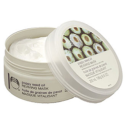 PoppySeed Reviving Mask - A fast-acting and deeply moisturising treatment that reawakens tired, lacklustre hair in three minutes. It helps to condition hair and combat flyaway hair, leaving it soft,tangle-free, full of body, smooth and healthy-looking