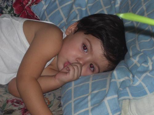 my brother - my lil brother who loves sucking his thumb!
