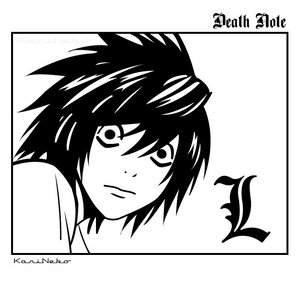 l - 'L' He is my favorite character in the Death Note anime series.