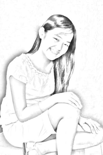 sketch carleen! - edited in adobe photoshop,,fun