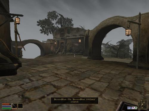 Morrowind Shots - Look at these brilliant pictures of my charecters:geldoir and gelodir AND SOME OF MY NEWEST CHARACTER gul du cott. So do you know that uploading morrowind screenshots are the best way to make money on mylot? Well if you want to know go to morrowinds root dictionary find the sentance: Screenshot enable=0. Turn this into Screenshot enable=1. Now this will allow you to be able to make morrowind screenshots! But now we have a problem! MyLot dosn't accept bitmap! Oh no! So go and get a program like irfanview! An you can turn them all into jpegs!