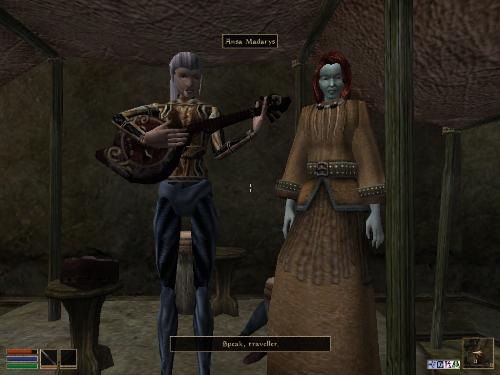 Morrowind Shots - Look at these brilliant pictures of my charecters:geldoir and gelodir AND SOME OF MY NEWEST CHARACTER gul du cott. So do you know that uploading morrowind screenshots are the best way to make money on mylot? Well if you want to know go to morrowinds root dictionary find the sentance: Screenshot enable=0. Turn this into Screenshot enable=1. Now this will allow you to be able to make morrowind screenshots! But now we have a problem! MyLot dosn't accept bitmap! Oh no! So go and get a program like irfanview! An you can turn them all into jpegs!