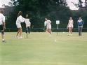 A Game of Stoolball in Progress - A game of stoolball in progress.
