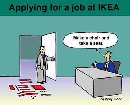 How IKEA interviews for job - lol