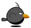 Crow - A crow flying by, used for picture ...