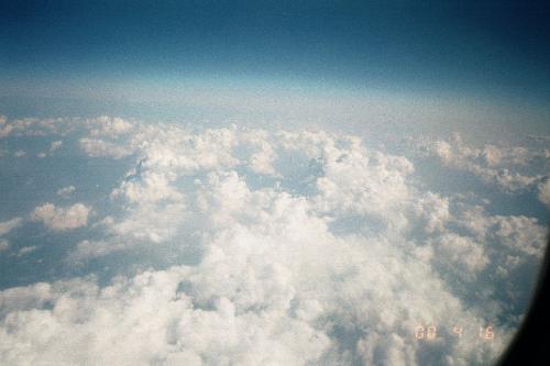 clouds - clouds from an airplane window