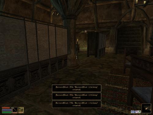 Morrowind - Look at these brilliant pictures of my charecters:geldoir and gelodir AND SOME OF MY NEWEST CHARACTER gul du cott. So do you know that uploading morrowind screenshots are the best way to make money on mylot? Well if you want to know go to morrowinds root dictionary find the sentance: Screenshot enable=0. Turn this into Screenshot enable=1. Now this will allow you to be able to make morrowind screenshots! But now we have a problem! MyLot dosn't accept bitmap! Oh no! So go and get a program like irfanview! An you can turn them all into jpegs!