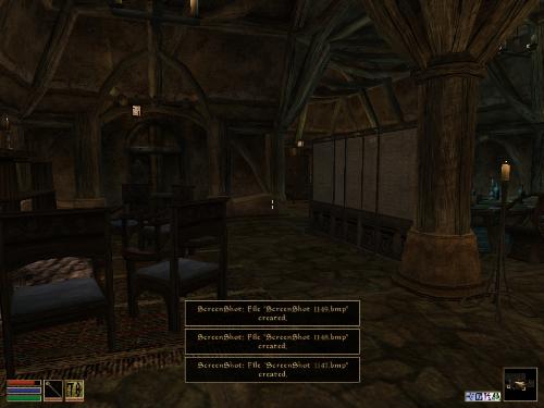 Morrowind - Look at these brilliant pictures of my charecters:geldoir and gelodir AND SOME OF MY NEWEST CHARACTER gul du cott. So do you know that uploading morrowind screenshots are the best way to make money on mylot? Well if you want to know go to morrowinds root dictionary find the sentance: Screenshot enable=0. Turn this into Screenshot enable=1. Now this will allow you to be able to make morrowind screenshots! But now we have a problem! MyLot dosn't accept bitmap! Oh no! So go and get a program like irfanview! An you can turn them all into jpegs!