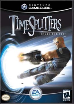 TimeSplitters Future Perfect - TimeSplitters Future Perfect From Wikipedia, the free encyclopedia  TimeSplitters Future Perfect is the third game in the TimeSplitters series by Free Radical Design. Published by Electronic Arts, it was released on March 22, 2005 for the PlayStation 2, Xbox and GameCube.  Future Perfect includes online play for both the PlayStation 2 (up to 8 players) and Xbox (up to 16 players via Xbox Live). The game still sports co-op play and four player arcade. The upgraded Mapmaker returns from TimeSplitters 2, allowing players to create levels for multiplayer and Story mode; furthermore, the maps can now be exchanged online. There is no online play for the GameCube.