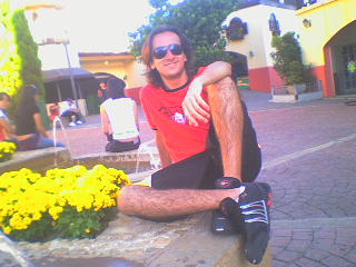 Hopi Hari - this is me in the lounge of one theme park in Brazil...