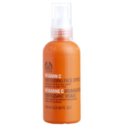 Vitamin C Energizing Facial Spritz - Tone skin in an instant with this spray-on infusion of vitamins C and B5, plus cabbage rosewater. An in-flight must-have to wake up your face.