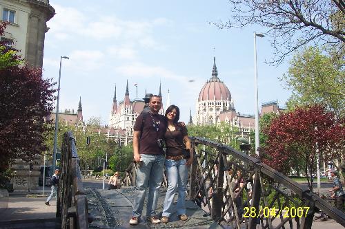 budapest - me and my bf in budapest