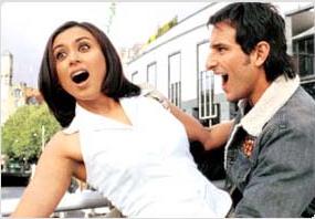 Hum Tum  - Hum Tum is a Bollywood movie, released in India on May 28, 2004, directed by Kunal Kohli and produced by Aditya Chopra and Yash Chopra. The movie stars Saif Ali Khan and Rani Mukherjee in the lead roles.