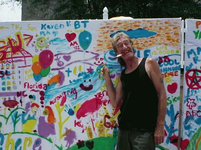 Belechere Festivel - This is my husband at the WNC Belechere Festivel.