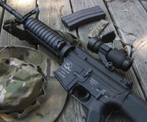 m15 - this is an airsoft gun upgraded to the max with some of the best equipment you will ever see, i wish i had one