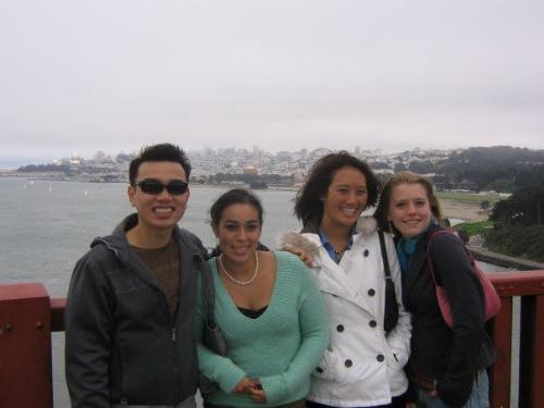 friends - taken with friends on the golden gate bridge