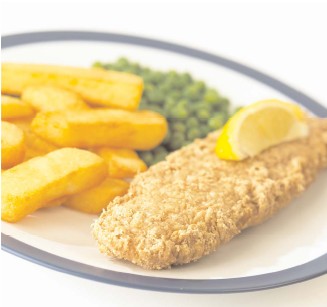 fries - SOme fries with some other fried food.