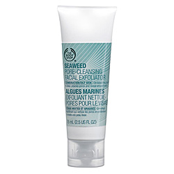 Seaweed Pore Cleansing Exfoliater - A mild and creamy, soap-free facial scrub. Effectively deep cleanses blocked pores and exfoliates to remove dead skin cells, excess oils, impurities and daily grime.Leaves the skin feeling cleansed, refreshed, soft and smooth with more clarified radiance. The massaging and exfoliating actions energise the skin to boost circulation for a glowing healthy-looking complexion.