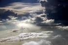 a stormy sky - a picture of a storm cloud filled sky