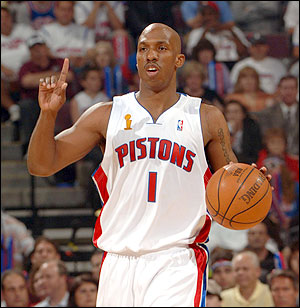Chauncey Billups - Chauncey Billups - Captain of the Detroit Pistons!