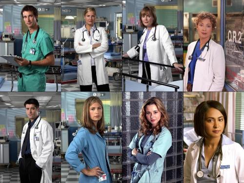 er - Some of the cast of ER.