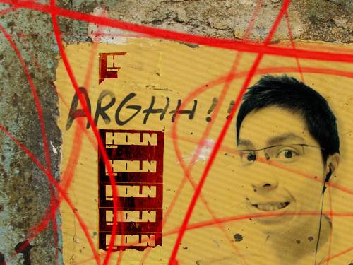 Im stressed!! - i duno why would i create such a montage, but i just feel like messing up stuff when im stressed.
