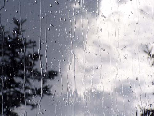 Rain - Image of rain on a window pane