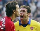 Keown and Van Nistelrooy - The rivalry between Arsenal and Manchester United.