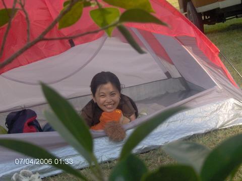 Me - me outside my tent