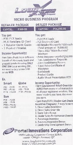 load extreme business (page 2) - Please read the flyers