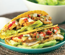chicken tacos - new twist chicken tacos