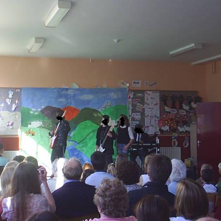 Cool Kids - The band rocking out for a crowd. Despite how nervous they were they put on a great performance and had all of us old fuddie duddies tapping our feet!