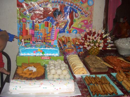 Birthday Celebration - Food preparation during birthday celebrations!