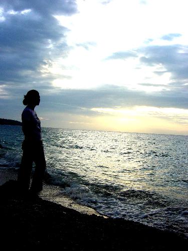 sunset at the beach - SUNSET BEACH.... i really love watching it... do u like it also?..