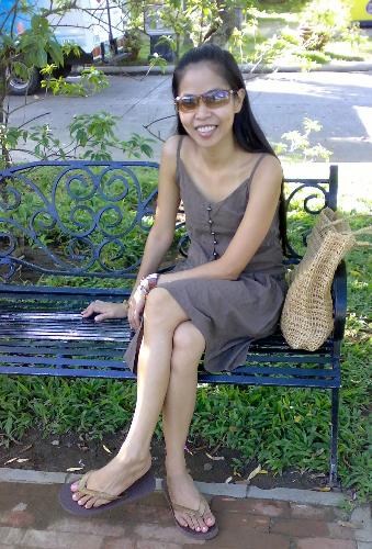 at the park... again - sitting and relaxing