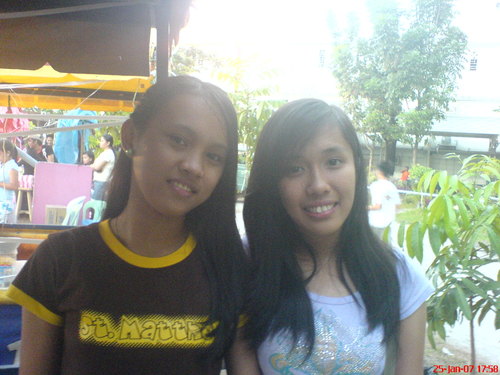 diana and me - that shirt she's wearing is designed by....me! that's our class shirt