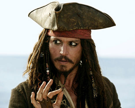 captain jack sparrow - johnny depp