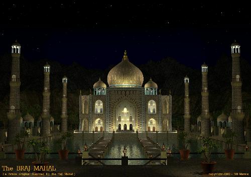 Taj Mahal - a beautiful view