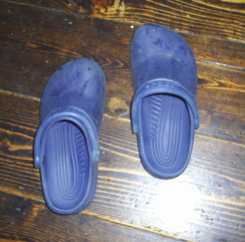 Crocs - Here is my newest pair of Croc sandals. I love them they are evrything people say about them and more. They are so comfortable you wouldn't believe it.