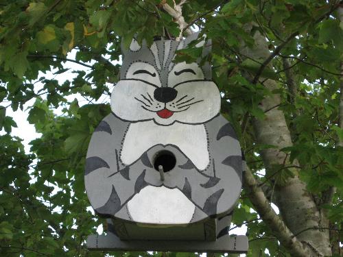Homemade Bird House - Just another view