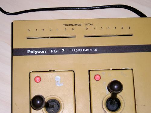 Old Polycon video game. - This is a close up image of Polycon PG7.