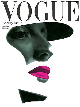 Vogue - The cover of Vogue New York 1945 edition.