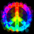 hippie peace and flowers  - hippie peace and flowers