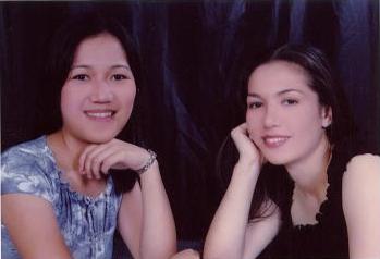 Me and my friend Joice - This photo was taken one year ago in Elan's photo studio. It is a good pic.