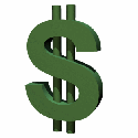 Dollar sign. - A picture of a dollar sign. $